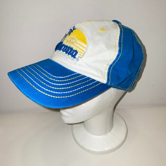 Corona Beer Baseball Cap Hat Distressed Patch Adjustable Adult size - Picture 3 of 5